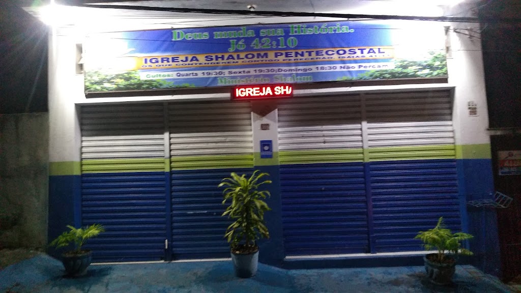 Fachada de Igreja Shalom Pentecostal