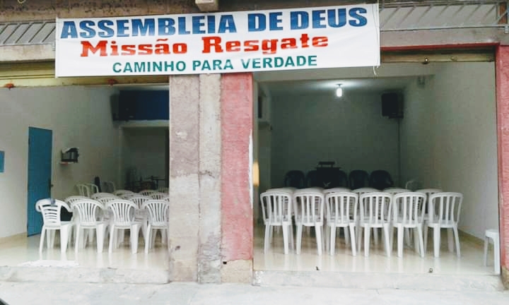 Fachada de Assembléia de Deus Missão Resgate Caminho para verdade Jardim Laura