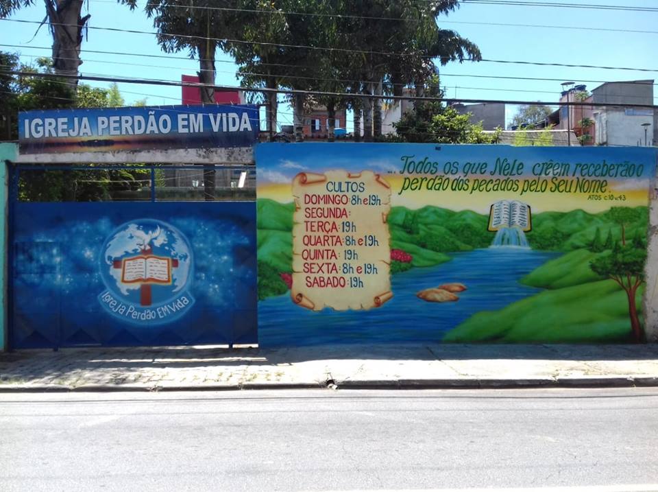 Fachada de Igreja Perdão em Vida - Vila Natal