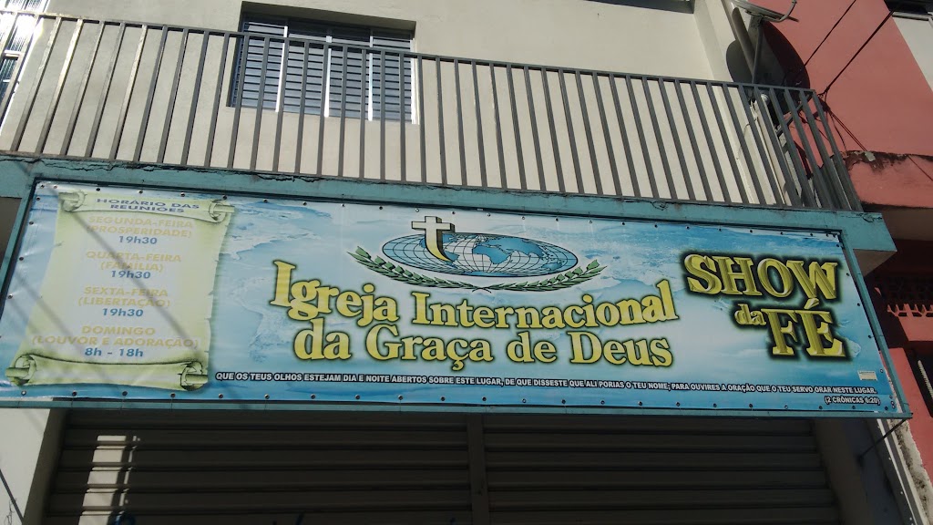 Fachada de Igreja Internacional da Graça de Deus