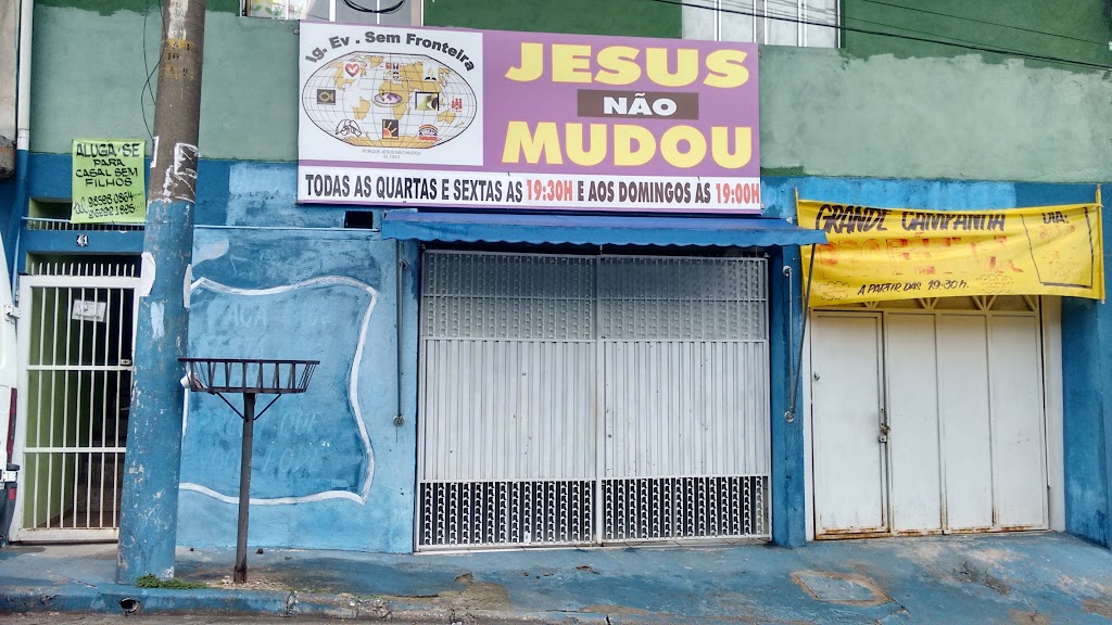 Fachada de Igreja Evangélica sem Fronteira