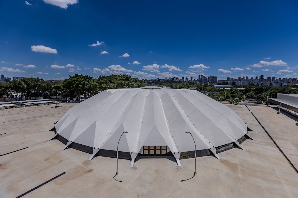 Fachada de Centro de Convenções - Distrito Anhembi