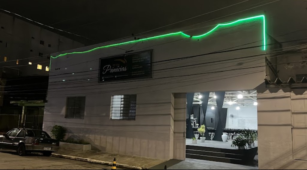 Fachada de Igreja Evangélica Primícias
