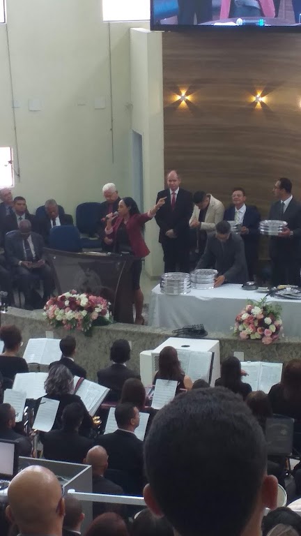Fachada de Igreja Assembleia de Deus. Ministério de São Miguel Paulista