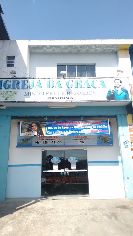 Fachada de Igreja Internacional da Graça de Deus