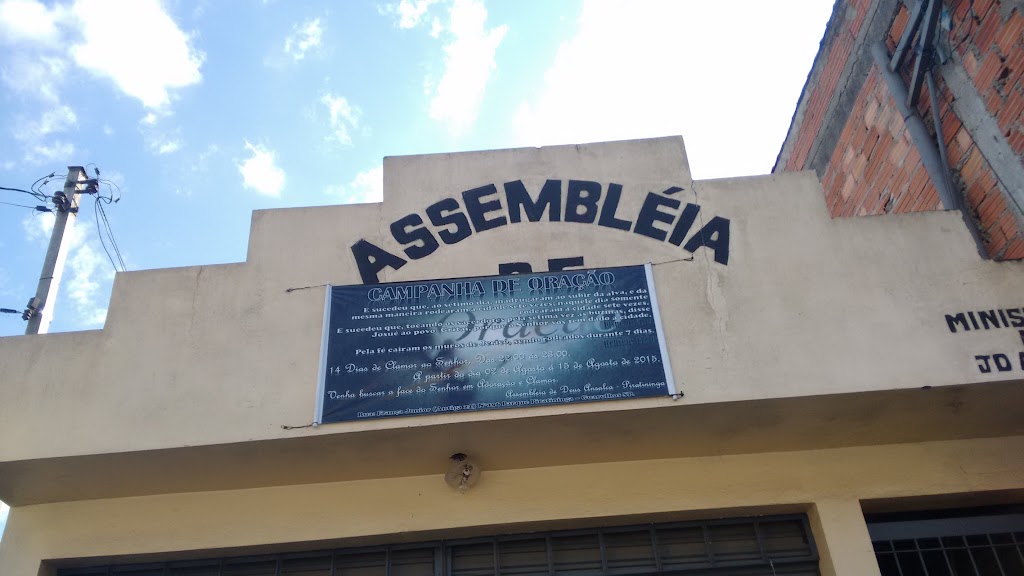 Fachada de Assembléia de Deus Campo do Jardim Ansalca