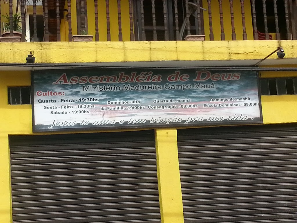 Fachada de Assembléia de Deus