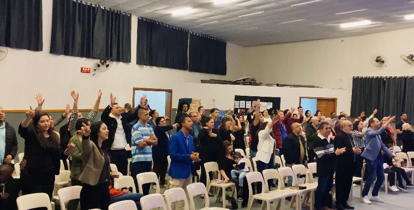 Fachada de Primeira Igreja Batista Filadélfia em Mauá