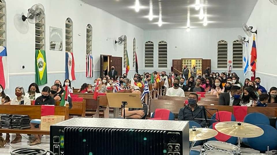 Fachada de Igreja Evangélica Assembléia de Deus em Mauá IEAD Jardim Feital