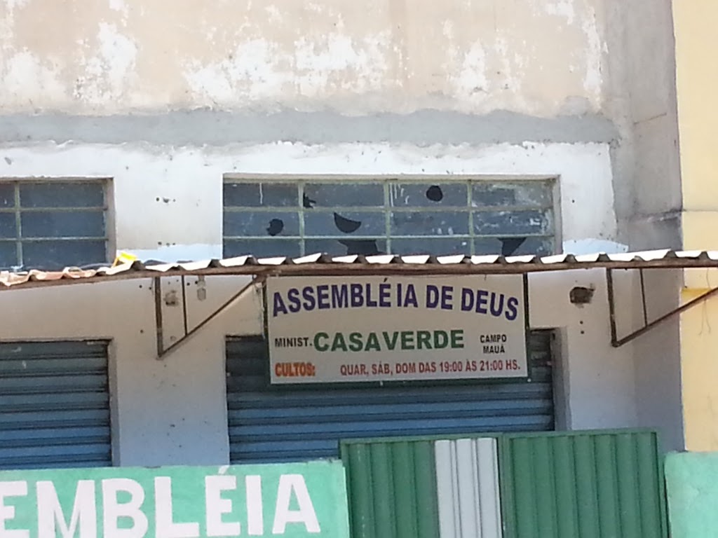 Fachada de Assembleia de Deus - Ministério Casa Verde