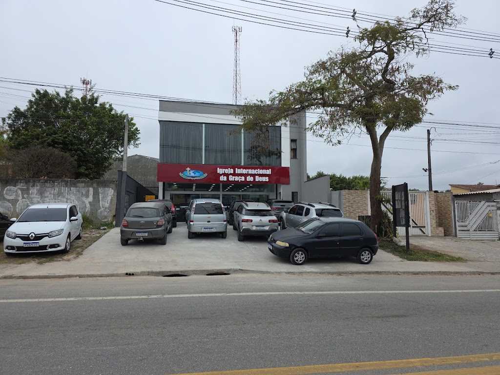 Fachada de Igreja internacional da Graça de Deus
