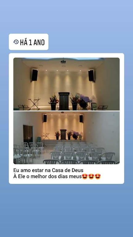 Fachada de Igreja Evangélica Jesus é o Caminho