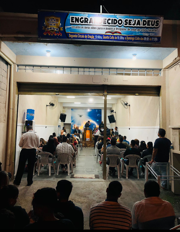Fachada de IGREJA EVANGÉLICA APOSTÓLICA ENGRANDECIDO SEJA DEUS