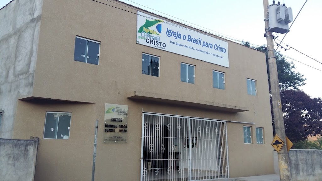 Fachada de Igreja O Brasil para Cristo em Joanópolis