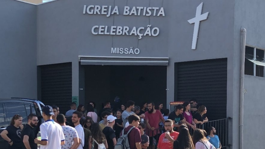 Fachada de Igreja Batista Celebração missão