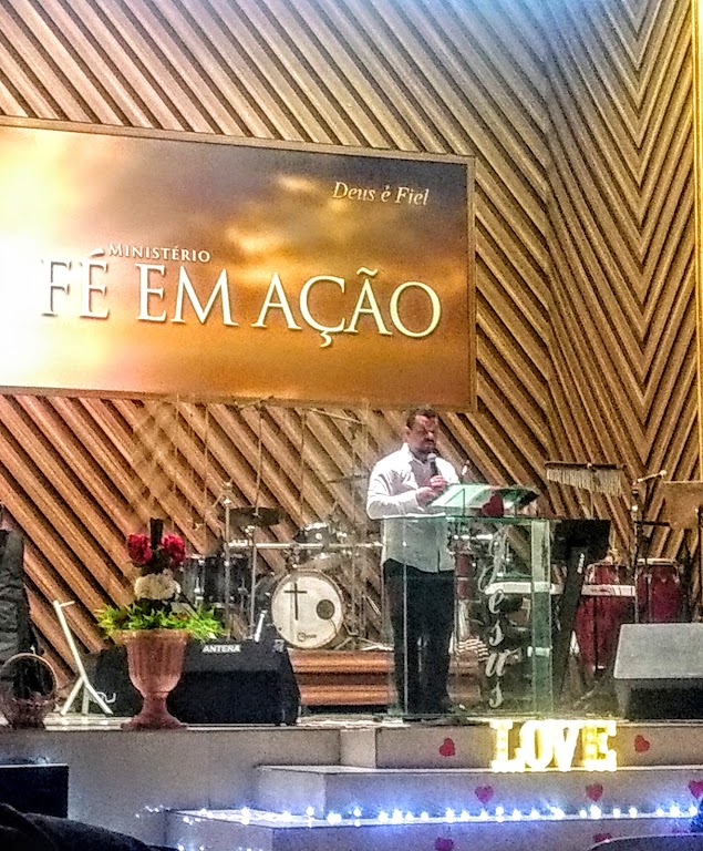 Fachada de Igreja Evangélica Fé em Ação
