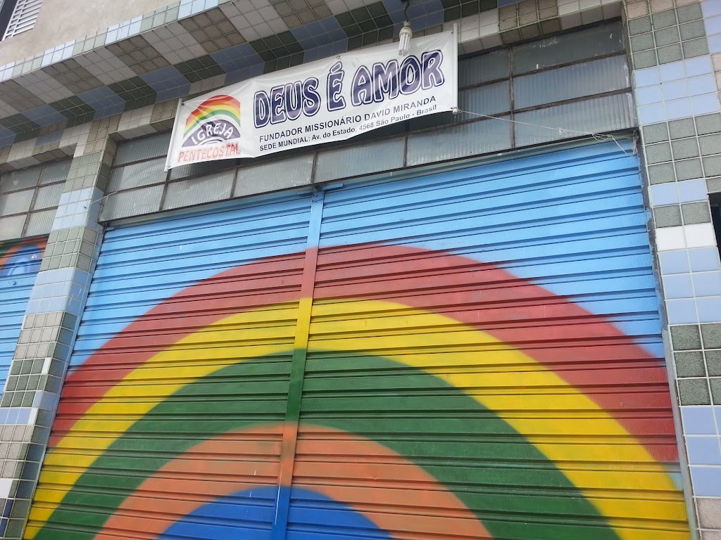 Fachada de Deus é amor ANEXO Vl.Ayrosa Caravana pra SEDE MUNDIAL TODAS QUARTAS 13H IDA E VOLTA GRATUITOS.