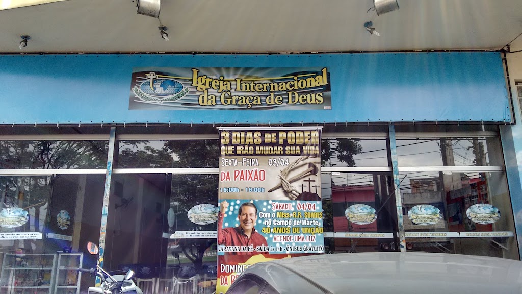 Fachada de Igreja Internacional da Graça de Deus