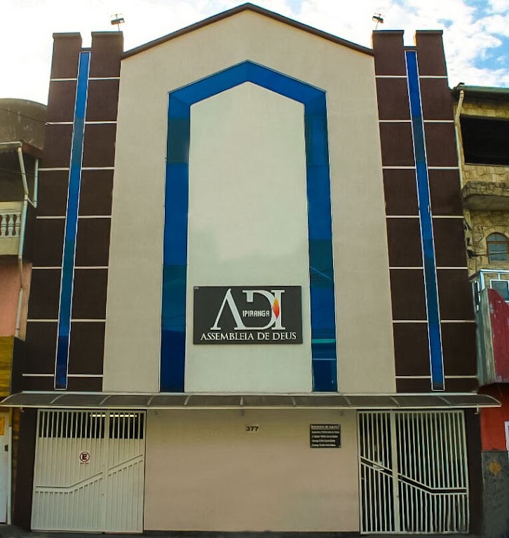 Fachada de Assembleia de Deus - Ministério Ipiranga - Jd Santo Antônio