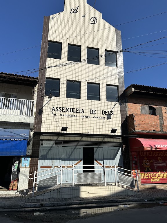 Fachada de Igreja Evangélica Assembleia de Deus Ministério de Madureira