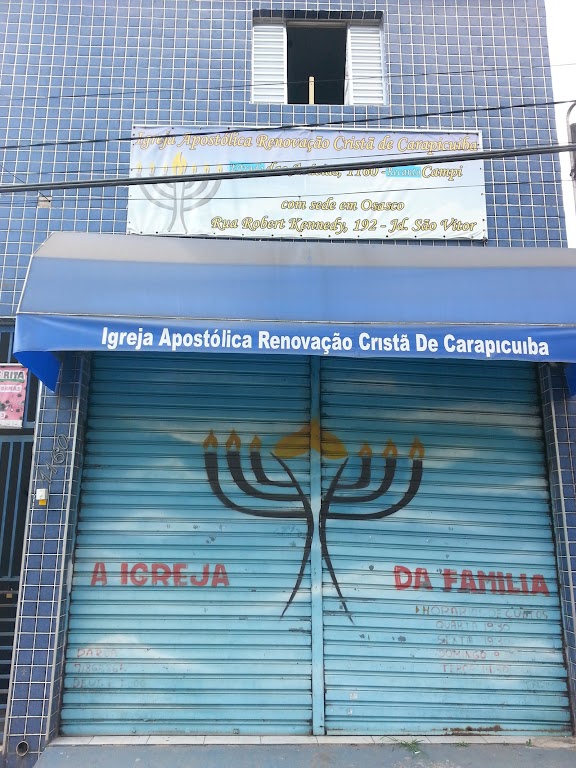Fachada de Igreja Apostólica Renovação Cristã de Carapicuiba