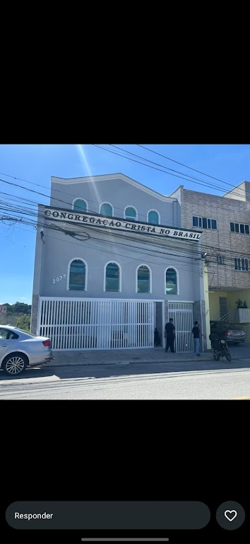 Fachada de Congregação Cristã no Brasil - Bairro dos Altos