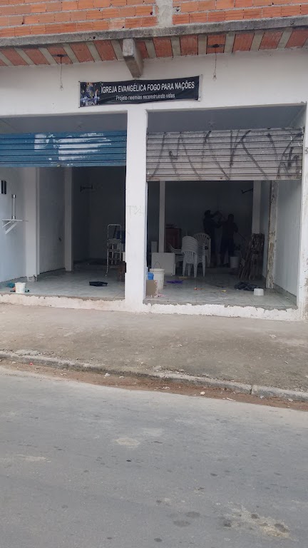 Fachada de Igreja Evangélica Fogo para Nações