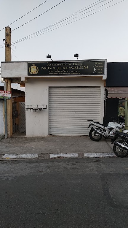 Fachada de Assembléia de Deus Nova Jerusalém