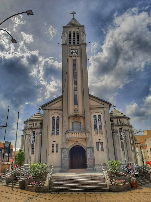 Fachada de Igreja Matriz de São Roque