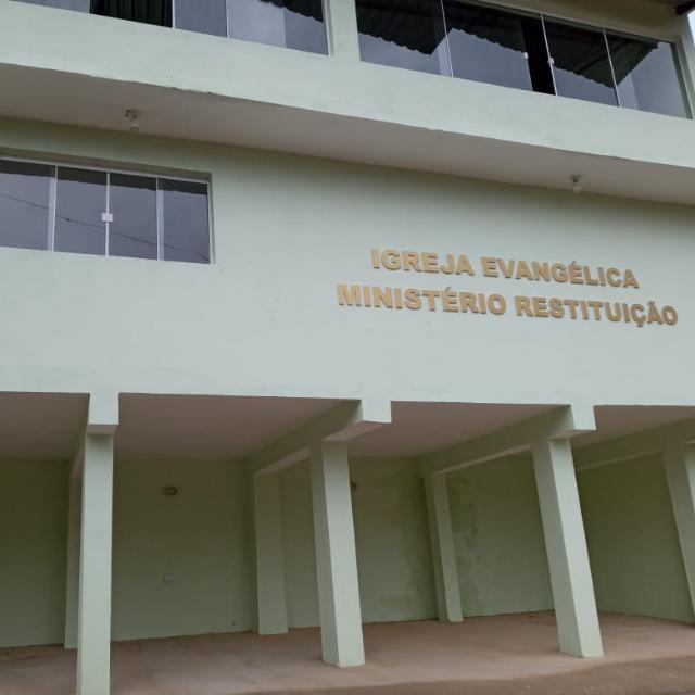 Fachada de Igreja Evangélica Ministério Restituição, N° 350/700