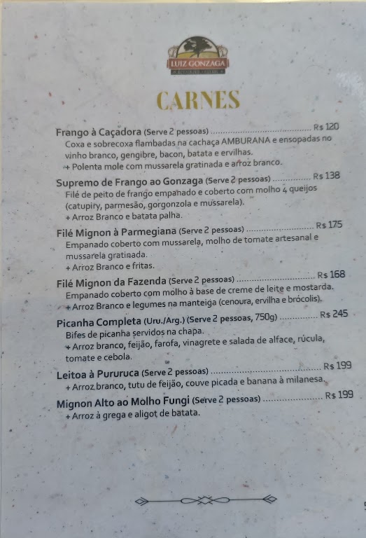 Fachada de Restaurante Fazenda Luiz Gonzaga
