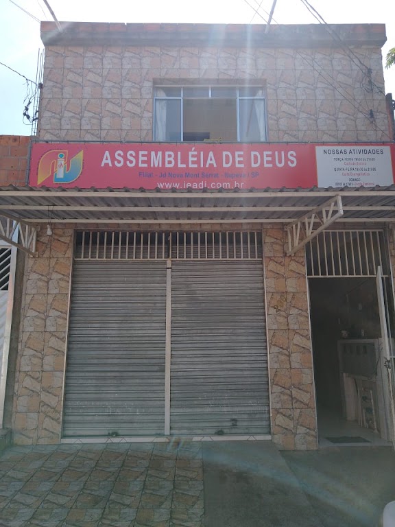 Fachada de IEADI - Igreja Evangélica Assembléia de Deus de Indaiatuba - Filial Mont Serrat Itupeva
