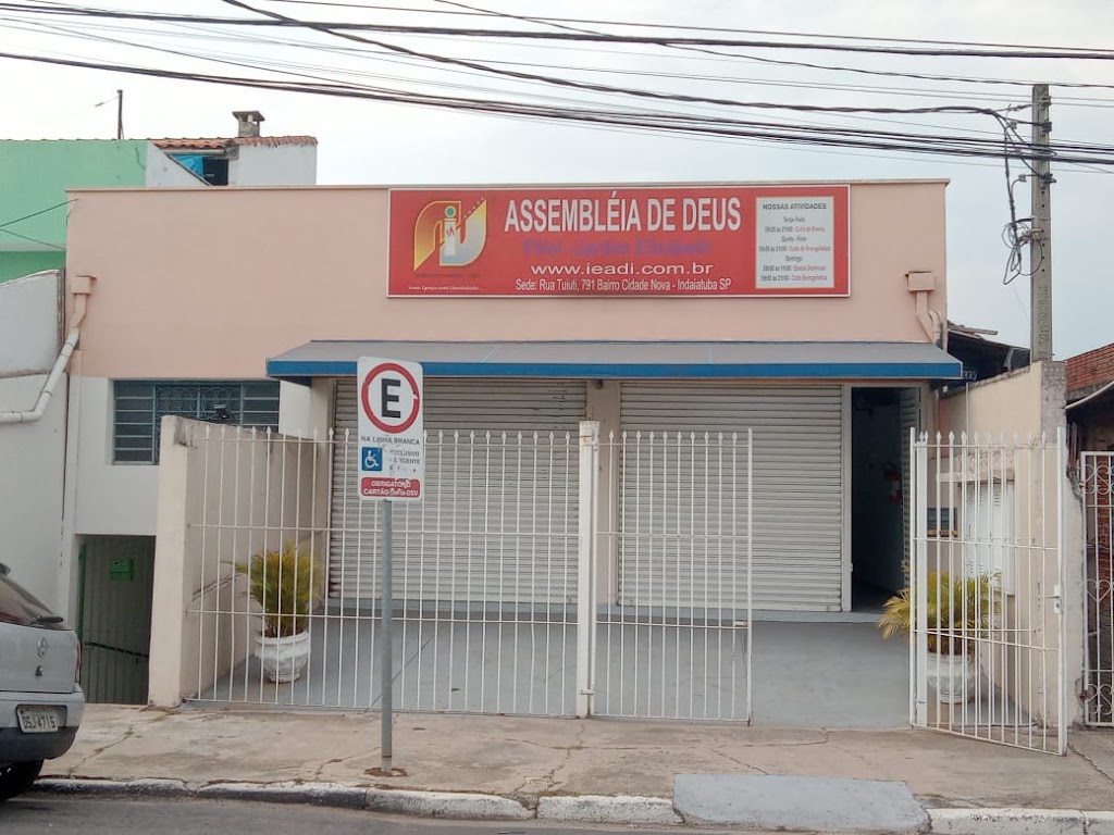 Fachada de IEADI - Igreja Evangélica Assembleia de Deus de Indaiatuba - Jd Elisabete - Salto