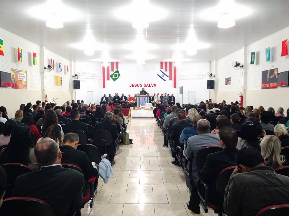 Fachada de Assembleia de Deus em Itu - Minis. Belém