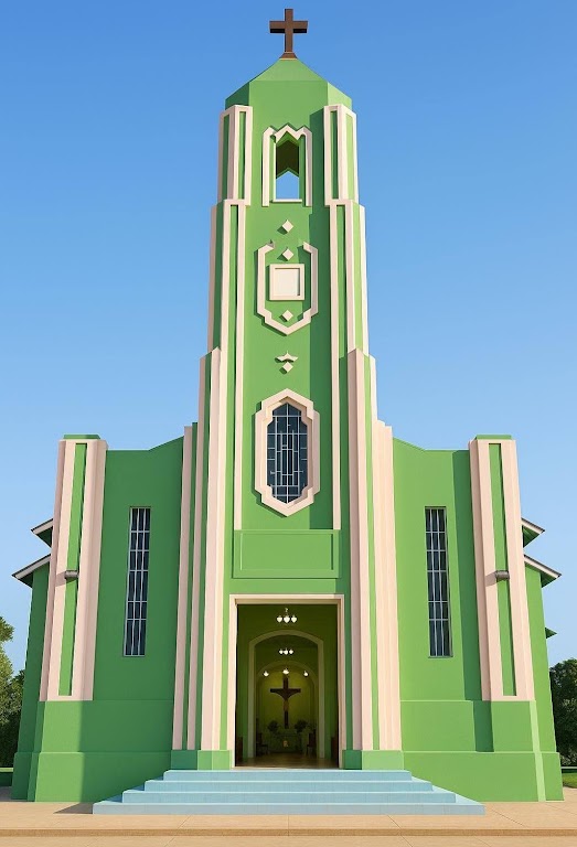 Fachada de Igreja Nossa Senhora do Sagrado Coração – Par. Sagrada Família