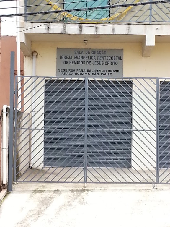 Fachada de Sala de Oração Igreja Evangélica Pentecostal Os Remidos de Jesus Cristo