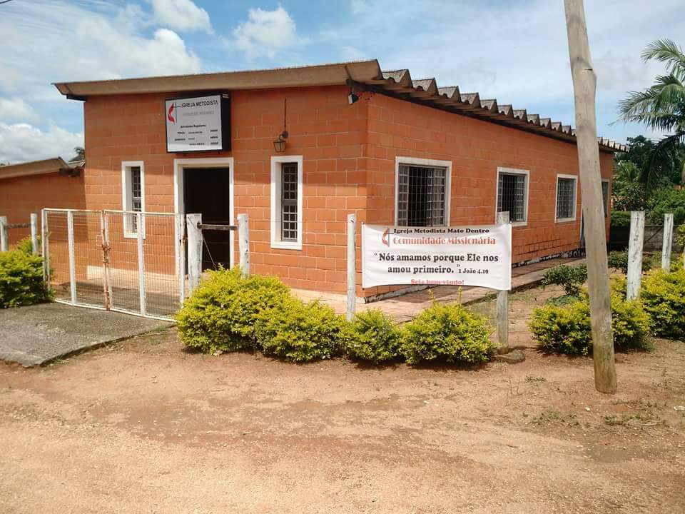 Fachada de Igreja Metodista Mato Dentro