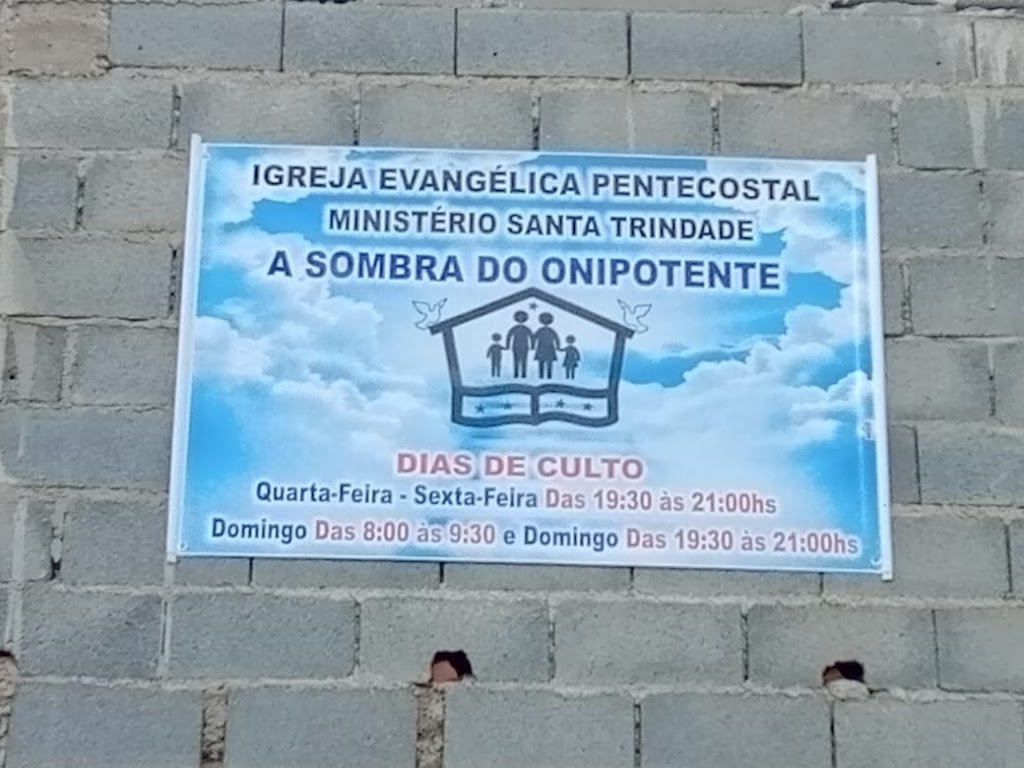 Fachada de igreja Evangélica Pentecostal Ministério Santa Trindade A Sombra Do Onipotente