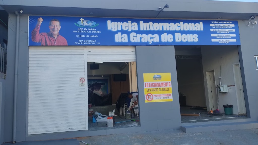 Fachada de Igreja Internacional da Graça de Deus