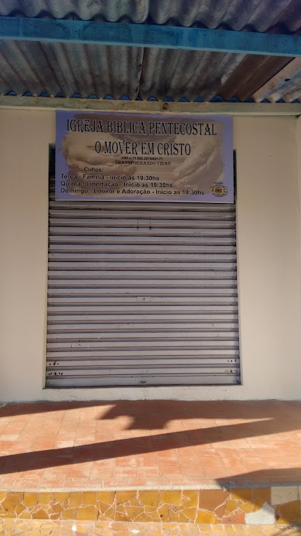 Fachada de Igreja Bíblica Pentecostal O Mover em Cristo