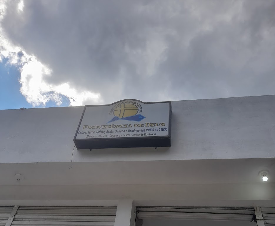 Fachada de Igreja evangélica Universo Pentecostal Providência de Deus