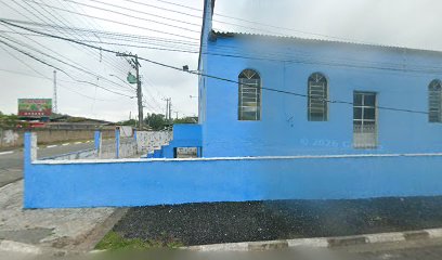 Fachada de Igreja evangélica Assembléia de DEUS ministério de Santos