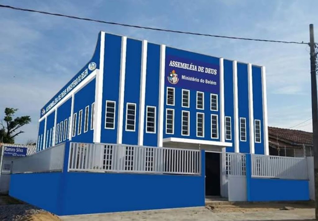 Fachada de Assembleia de Deus - Ministério do Belém - Peruíbe/SP.