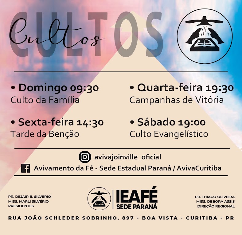 Fachada de Igreja Evangélica Avivamento da Fé