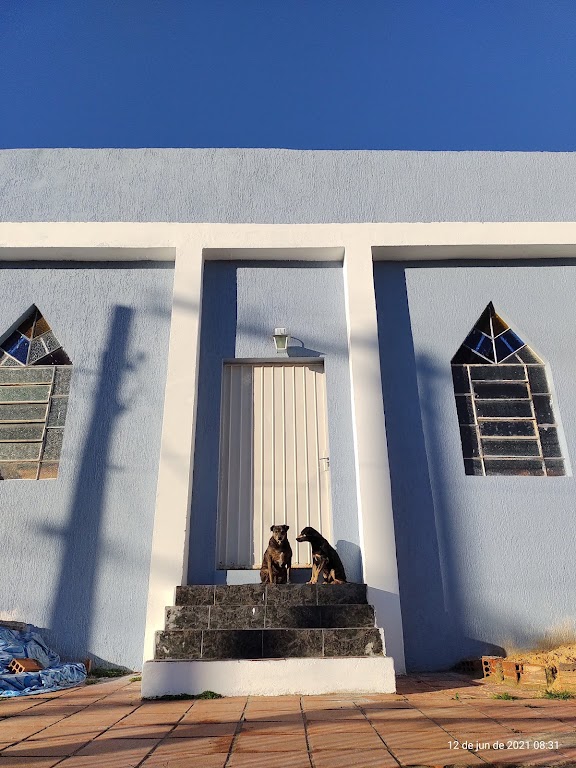Fachada de Igreja do Evangelho Quadrangular Vila Fátima Pinto Divinéia/ Bom Jeus