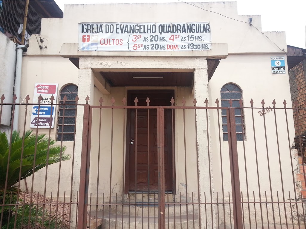 Fachada de Igreja do Evangelho Quadrangular