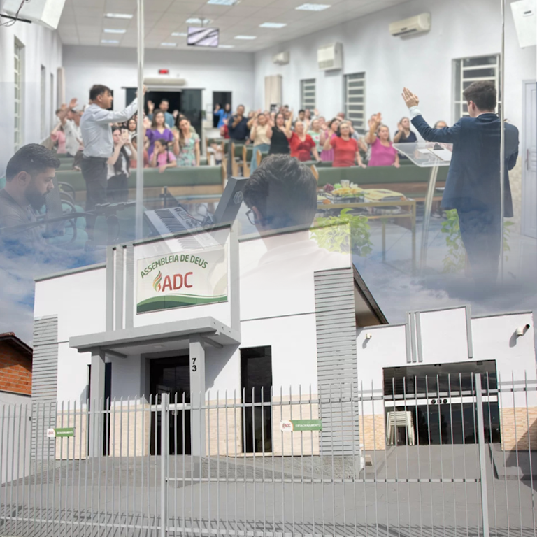 Fachada de Assembleia de Deus - Demboski