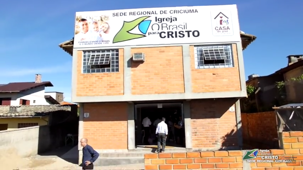 Fachada de Igreja Evangélica Pentecostal O Brasil é Para Cristo (IOBPC)