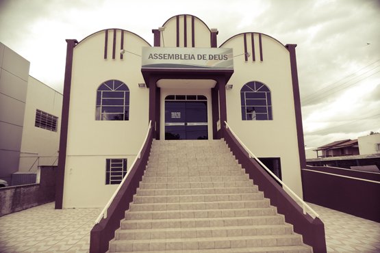 Fachada de Igreja Assembleia de Deus - Santa Luzia