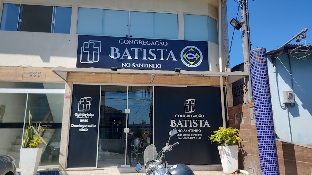 Fachada de Congregação Batista no Santinho